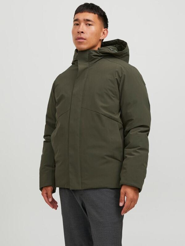 Giubbino con Cappuccio Verdone Militare Uomo giacca invernale Verde Oliva Essential fit capospalla giubbotto Navy imbottito Premium Jack&Jones JPR BLAKEEN art. 12238720 Giubbino con Cappuccio Verdone Militare Uomo giacca invernale Verde Oliva Essential fit capospalla giubbotto Navy imbottito Premium Jack&Jones JPR BLAKEEN art. 12238720