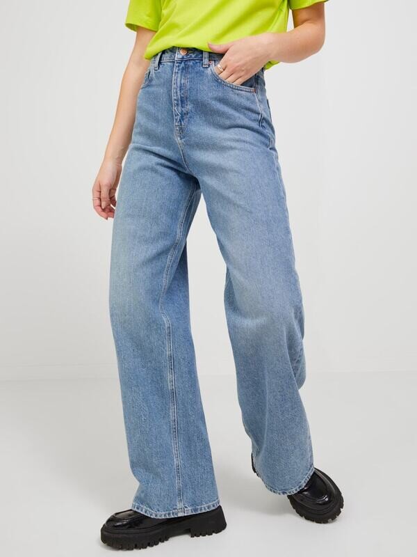Jeans Donna Largo Palazzo  Vita Alta Tokyo Wide fit 5 tasche lavaggio medio JXTOKYO R6009 art. 12225887
