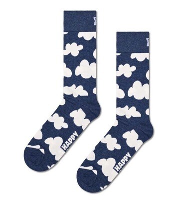 Happy Socks Calzini Cloudy Sock Calze Nuvole Blu Colorate art. P000039