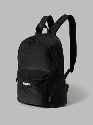 Zaino Blauer Nero Backpack Naper Nylon Taslan Gommato Essential art. F3NAPER02/CIT BLK