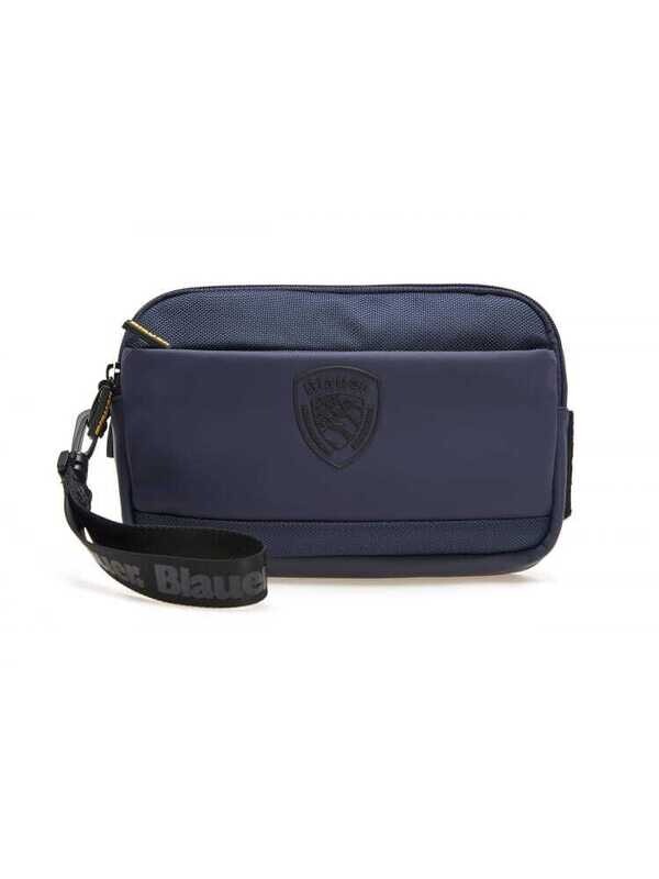 Pochette Blauer Borsello Blu Navy Nylon Taslan Cinturino da polso Marsupio sportivo  Essential  art. F3THOM02/BUS NVY