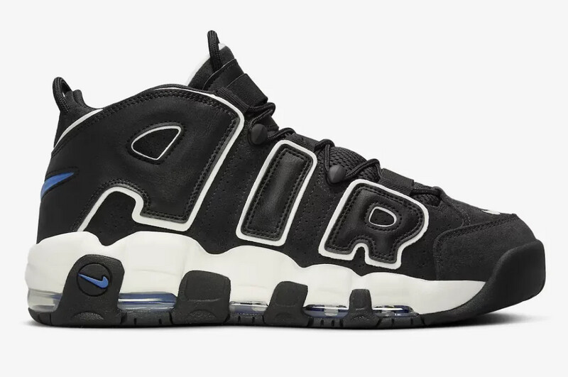 Nike AirMore Uptempo '96 Nere Black Star Blue sneakers Uomo art. FB8883 001
