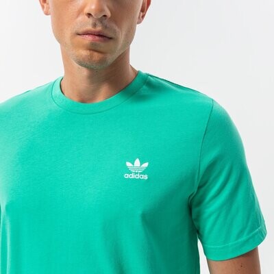 T-shirt Adidas Verde Menta Essential Minilogo ricamato art. HE9442