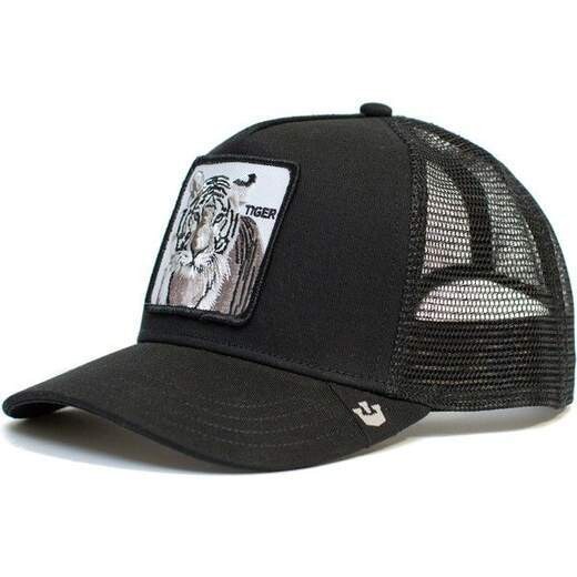 Cappello Tigre Nero Goorin Bros.  Trucker Patch Tiger  Cappellino con retina Black art. 101 0392 BLK