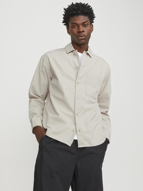 Camicia Giacca Beige Chiaro in cotone Twill Loose fit Cotone Relax Latte Sabbia chiaro Moonbeam Jack&Jones JCOCOLLECTIVE JCOCOLLECTIVE ZAC OVERSHIRT art. 12251289 Camicia Giacca Beige Chiaro in cotone Twill Loose fit Cotone Relax Latte Sabbia chiaro Moonbeam Jack&Jones JCOCOLLECTIVE JCOCOLLECTIVE ZAC OVERSHIRT art. 12251289