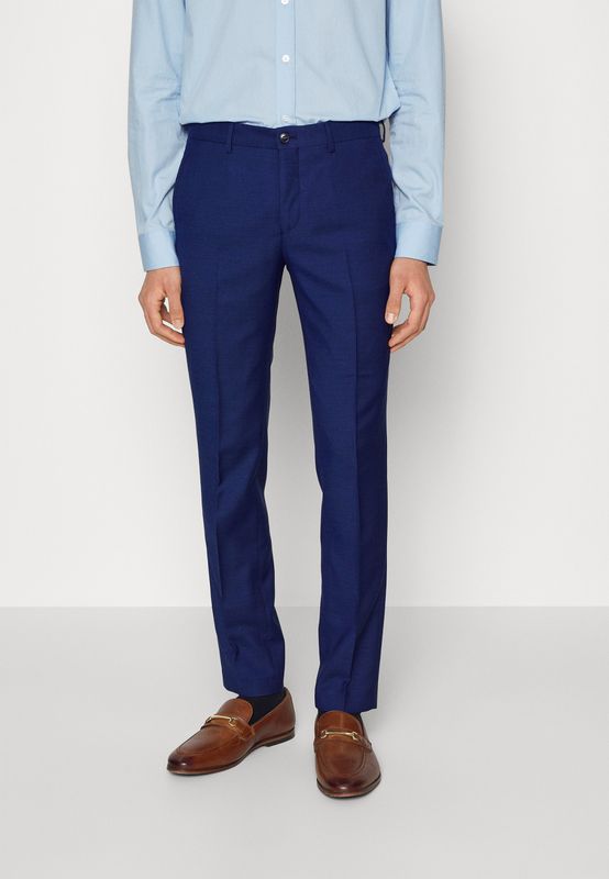 Pantalone Blu Chiaro elegante uomo Slim fit Abito Chino Viscosa Jack&Jones JPRSOLARIS TROUSER Pantaloni Blue Medieval art. 12141112