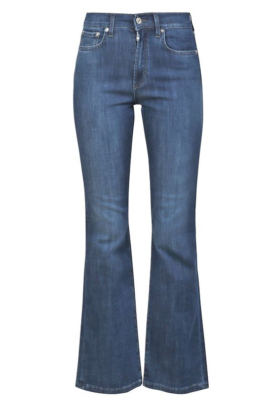 Jeans Zampa corto Bootcut Donna Roy Roger's Tela leggera 10 once zampetta Zandra Betts Stretch Denim Blu Iconic art. RND104D6042633.C0999 Jeans Zampa corto Bootcut Donna Roy Roger's Tela leggera 10 once zampetta Zandra Betts Stretch Denim Blu Iconic art. RND104D6042633.C0999