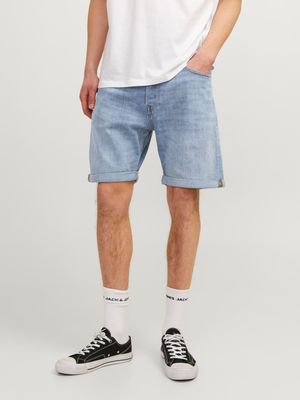 Bermuda in Jeans Chiaro Uomo in Cotone Relax Fit Pantaloncini 5 tasche Denim chiaro Jack&Jones JJICHRIS JJWOOD SHORTS GE 515 art. 12249095 Bermuda in Jeans Chiaro Uomo in Cotone Relax Fit Pantaloncini 5 tasche Denim chiaro Jack&Jones JJICHRIS JJWOOD SHORTS GE 515 art. 12249095