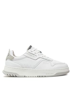 Blauer Sneakers uomo Bianche con dettagli grigio Harper Pelle Total White art. S4HARPER07/LEA	WHI