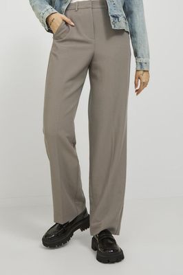 Pantalone Palazzo Sabbia corda in Poliviscosa  Vita Alta Pantaloni relax fit Tailoring Chino Grigio JJXX JXMARY HW PANT art. 12200674