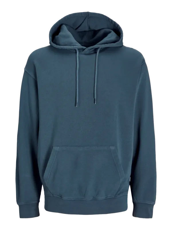 Felpa Con Cappuccio Blu Chiaro Celeste Uomo Oversize 100% Cotone spazzolato garzato Essential Sweat hoodie Blu indigo BLue Washed Jack & Jones JJECHARGE HOODIE FADED art. 12268272 Felpa Con Cappuccio Blu Chiaro Celeste Uomo Oversize 100% Cotone spazzolato garzato Essential Sweat hoodie Blu indigo BLue Washed Jack & Jones JJECHARGE HOODIE FADED art. 12268272