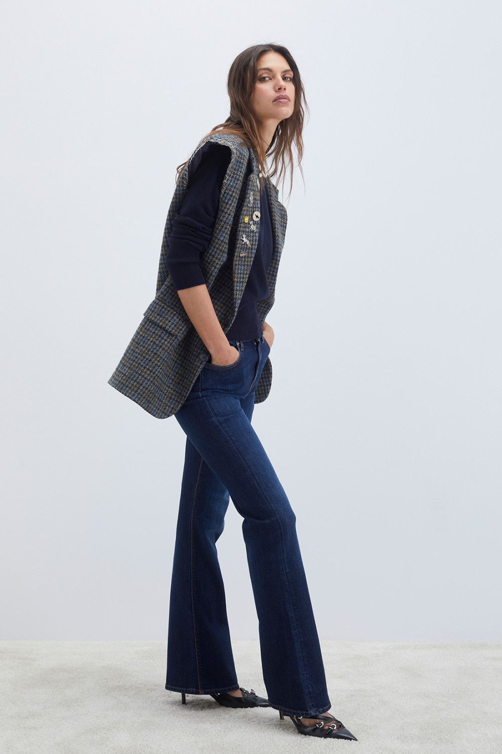 Jeans Svasati Bootcut Donna STARBILD - Vita Alta, Cotone E Elastan, Fit Comodo E Moderno - Foto 2