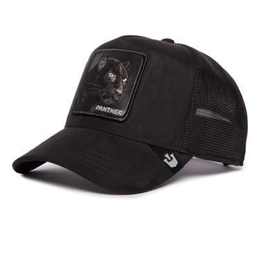 Cappello Pantera Nero Goorin Bros. Suede Scamosciato Tela Patch Panther Cappellino baseball 6 pannelli Black art. 101 1813 BLK