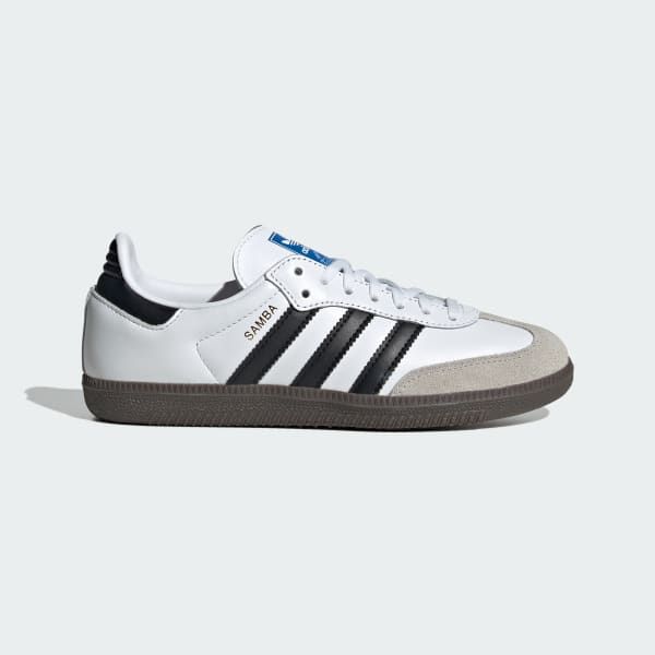 Adidas Samba OG Classic Pelle Bianco Nero JR GS art. IE3675
