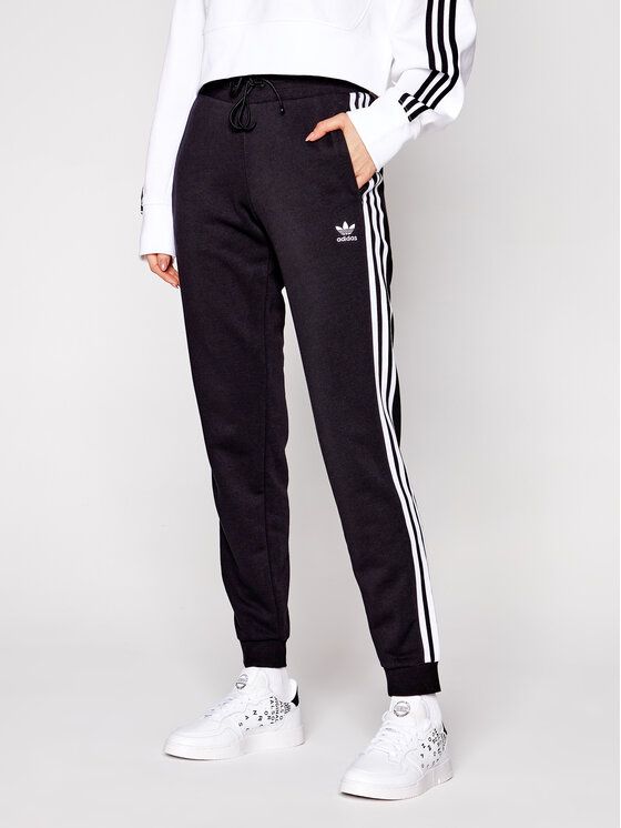 Pantalone Adidas Nero Slim cuffed Donna Adicolor classics art. GD2255