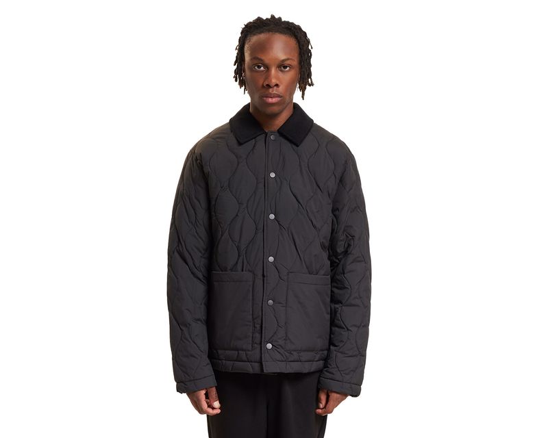 Giubbino Trapuntato imbottito Uomo Nero Nera Black Collo velluto Military imbottitura light Jack&Jones JPRBLUCALEB QUILTED JACKET SN art. 12262454 Giubbino Trapuntato imbottito Uomo Nero Nera Black Collo velluto Military imbottitura light Jack&Jones JPRBLUCALEB QUILTED JACKET SN art. 12262454
