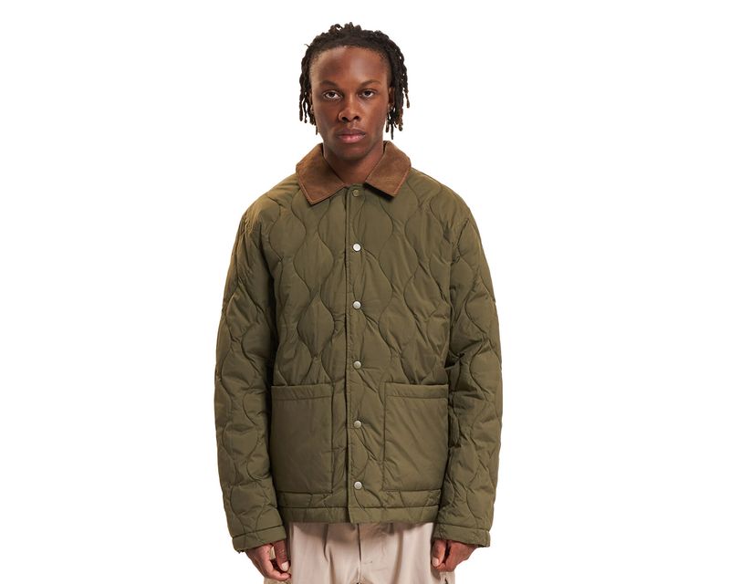 Giubbino Trapuntato imbottito Uomo Verde Verdone Collo velluto Military imbottitura light Jack&Jones JPRBLUCALEB QUILTED JACKET SN art. 12262454 Giubbino Trapuntato imbottito Uomo Verde Verdone Collo velluto Military imbottitura light Jack&Jones JPRBLUCALEB QUILTED JACKET SN art. 12262454