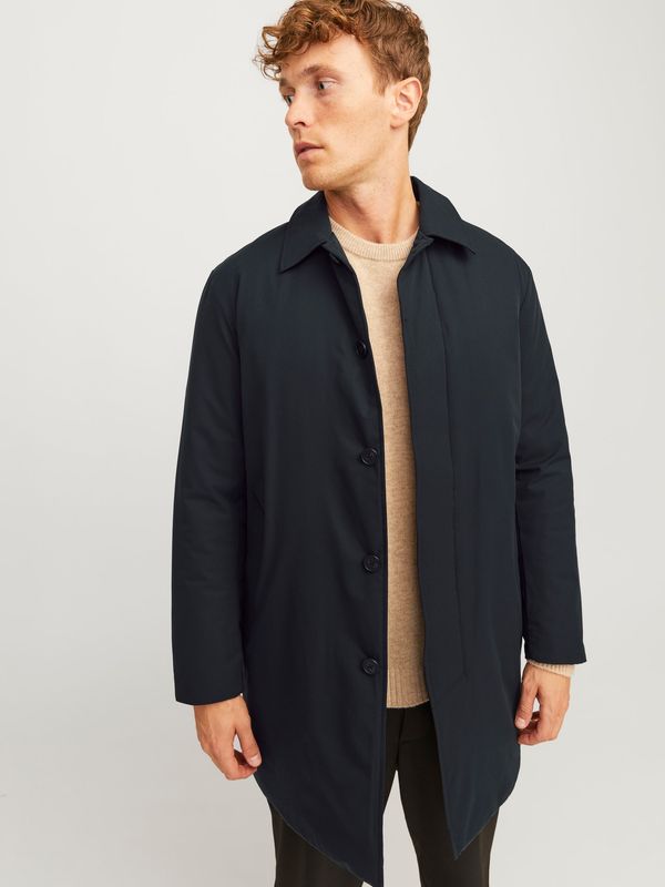 Cappotto Nero Uomo trench Monopetto Lunghezza media Tessuto tecnico black Caban antiacqua Imbottito Jack&Jones JPRCCCITY PADDED MAC COAT art. 12259400 Cappotto Nero Uomo trench Monopetto Lunghezza media Tessuto tecnico black Caban antiacqua Imbottito Jack&Jones JPRCCCITY PADDED MAC COAT art. 12259400