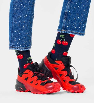 HAPPY SOCKS CHERRY CILIEGIE SOCK BLU