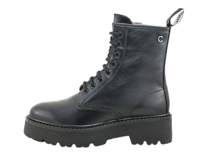 Anfibio Platform in Pelle nera Donna Cinzia Para alta art. IV4719842 001