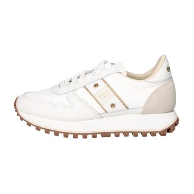 Blauer Sneakers Bianche pelle Bianco Donna White Millen Nylon / Pelle art. S5MILLEN03/NYL WHI/CRE
