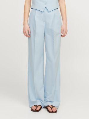 Pantaloni Larghi Azzurro celeste con pences e vita alta Gamba larga in poliviscosa Pantalone leggero Largo Wide Donna Skyway JJXX JXELLIS WIDE HW PANT art. 12248958 Pantaloni Larghi Azzurro celeste con pences e vita alta Gamba larga in poliviscosa Pantalone leggero Largo Wide Donna Skyway JJXX JXELLIS WIDE HW PANT art. 12248958