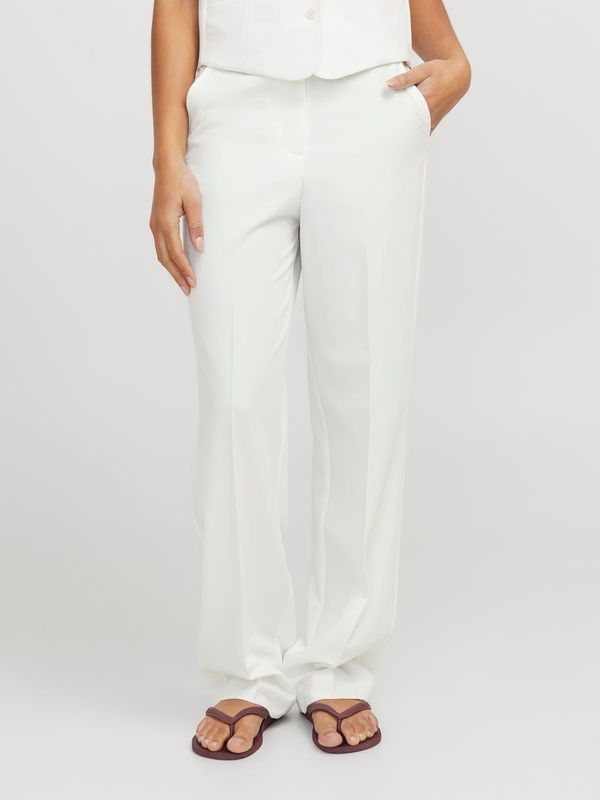 Pantalone Palazzo Bianco in Poliviscosa Vita Alta Pantaloni Fondo Ampio Bianchi relax fit Tailoring Chino White Star JJXX JXMARY HW PANT art. 12200674 Pantalone Palazzo Bianco in Poliviscosa Vita Alta Pantaloni Fondo Ampio Bianchi relax fit Tailoring Chino White Star JJXX JXMARY HW PANT art. 12200674