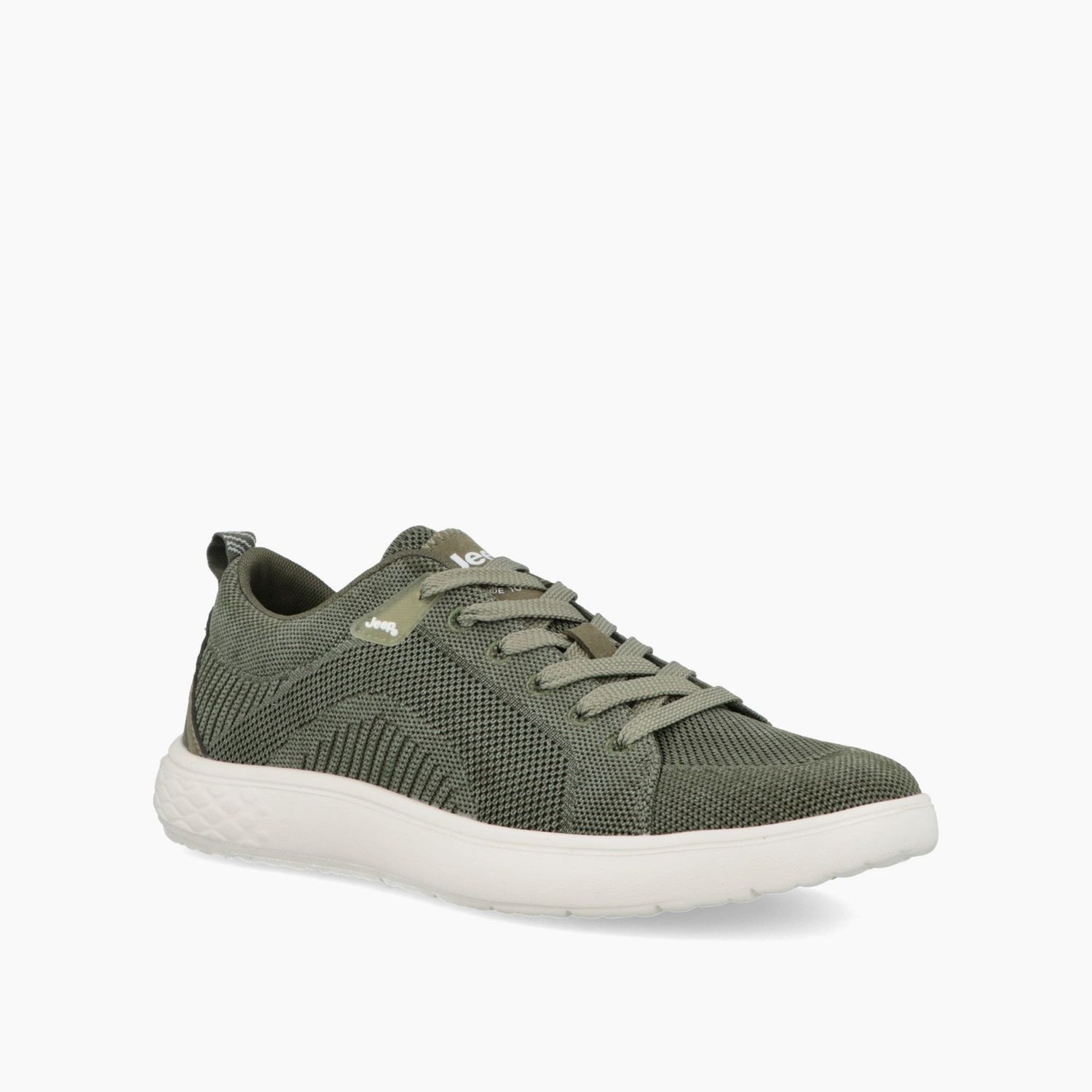 Sneakers verdone militare verde oliva in Mesh Uomo ultra Leggero Kobi derby suola in memory art. JM51020A 016 Sneakers verdone militare verde oliva in Mesh Uomo ultra Leggero Kobi derby suola in memory art. JM51020A 016