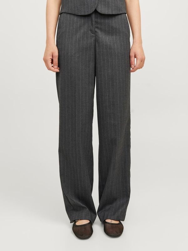 Pantaloni Larghi morbidi Grigio gessato con vita alta Gamba larga in twill spazzolato Pantalone ampio Largo Wide Donna Grey stripes JJXX JXMARY BRUSHED HW PANT art. 12259108 Pantaloni Larghi morbidi Grigio gessato con vita alta Gamba larga in twill spazzolato Pantalone ampio Largo Wide Donna Grey stripes JJXX JXMARY BRUSHED HW PANT art. 12259108