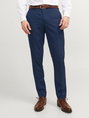 Pantalone blu scuro elegante uomo Slim fit Abito Chino Viscosa Jack&Jones JPRFRANCO Trouser Pantaloni blu diplomatico dark Navy art. 12199893 Pantalone blu scuro elegante uomo Slim fit Abito Chino Viscosa Jack&Jones JPRFRANCO Trouser Pantaloni blu diplomatico dark Navy art. 12199893