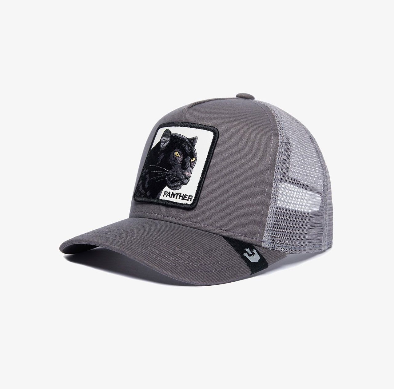 Cappello Goorin Bros Pantera Grigio Trucker Patch Panther  Cappellino con retina Grey art. 101 0381 GRY