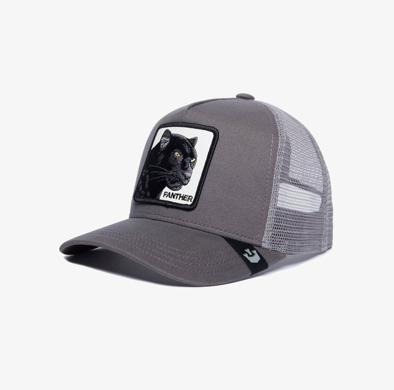 Cappello Goorin Bros Pantera Grigio Trucker Patch Panther  Cappellino con retina Grey art. 101 0381 GRY