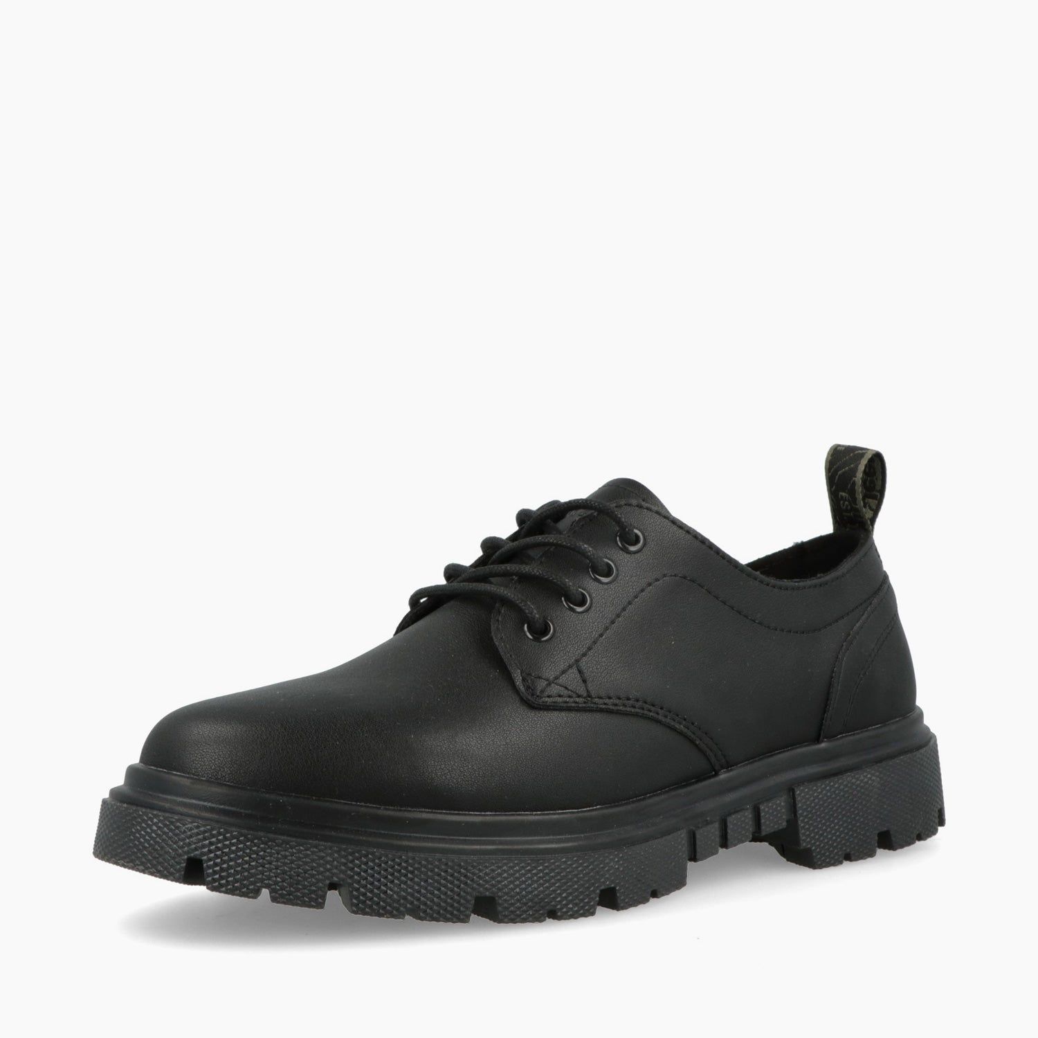 Scarpe Uomo Pelle Nero Ingrassato Renegade Derby Jeep footwear Tomaia ingrassata Stone Stivaletti antiacqua  fondo gomma corazzato suola memory  art. JM52133A 062