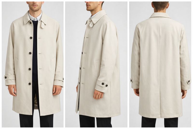 Cappotto Beige Uomo monopetto Lunghezza media Naturale Khaki Blazer Panno Lana Jack&Jones JORVERMONT WOOL BLEND COAT art. 12261833