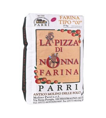 Farina tipo "00"speciale per pizza confezione da kg 25 nonna farina verde