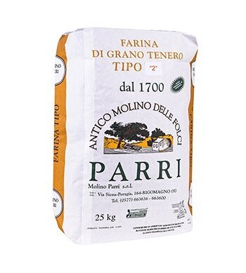 Farina tipo 2 confezione da kg 25