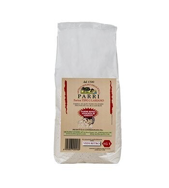 farina di grano tenero tipo 2 lariano confezione da kg 1