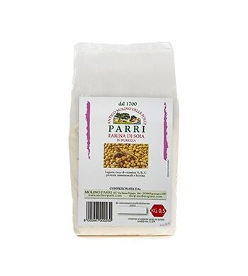 Farina di soia confezione da kg 0,5