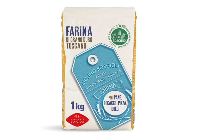 Farina di grano duro 100% Toscana