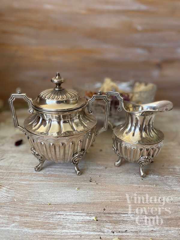 Sugar Bowl and Milk Jug