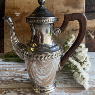 Silver coffee maker