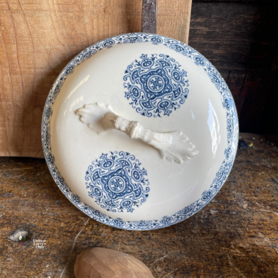 Blue Decor Lid