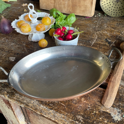 Copper Oval Pan