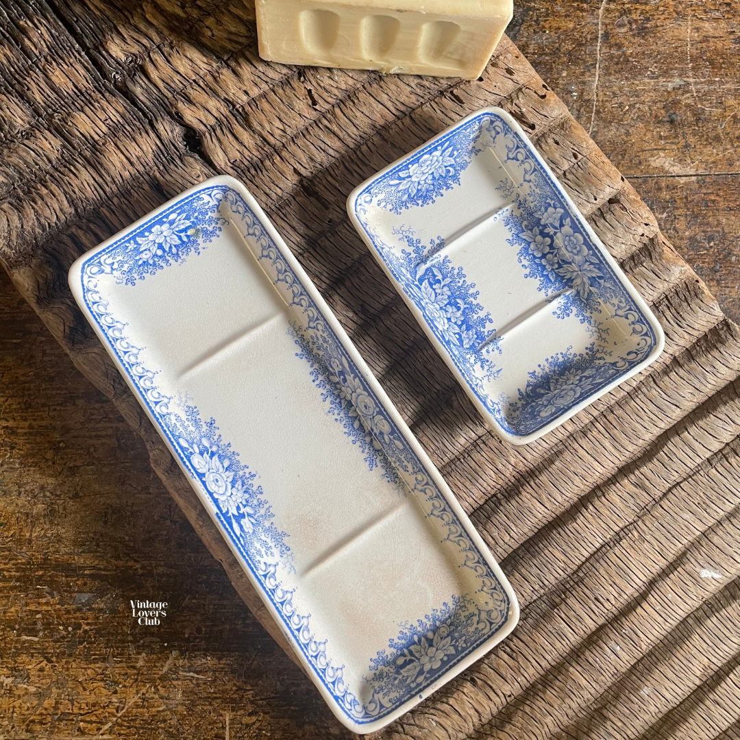 Pexonne Hairbrush Holder and Soap Dish Set