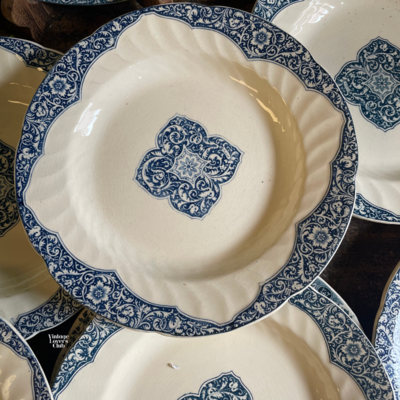 Soup Plate Blue Gien