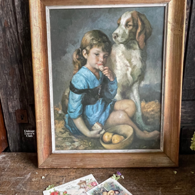 Painting - Reproduction of Francisco Ribera&#39;s &quot;Buenos Amigos&quot;