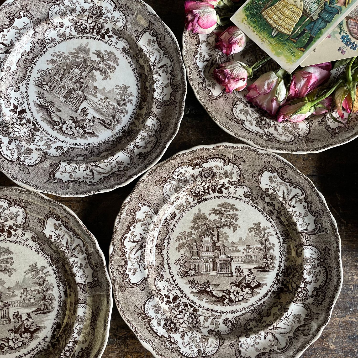 Antique Davenport  Dish