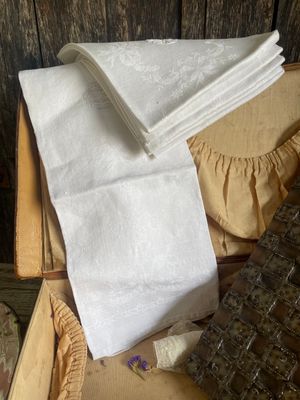 Antico Telo in Cotone Damascato