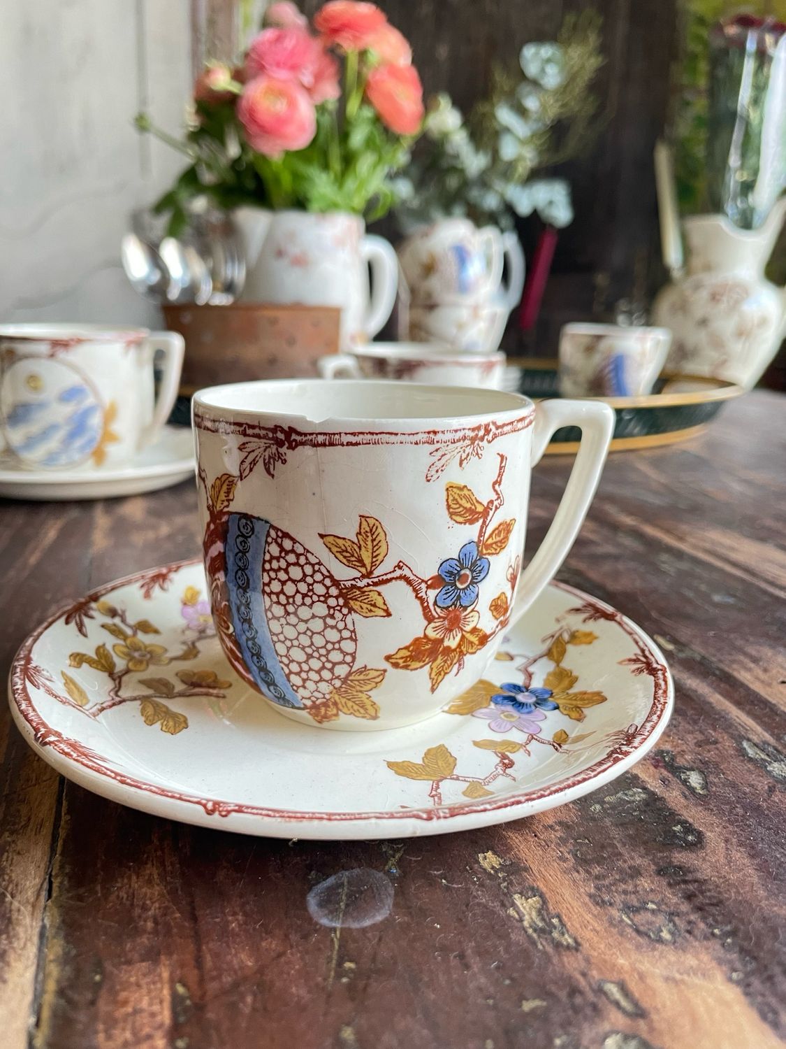 ​Imperfect Polychrome Terre de Fer Coffee Cup