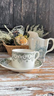 Tazza da Cappuccino Badonviller Verde